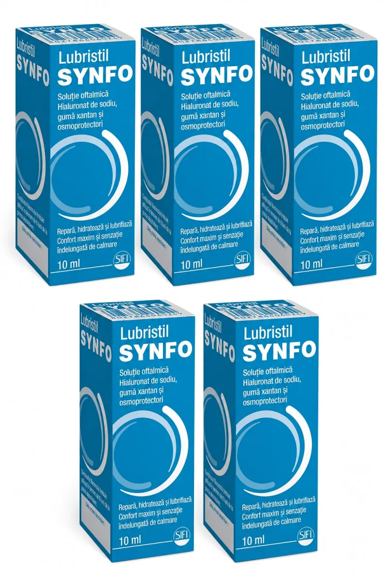 Soluție oftalmicǎ Lubristil Synfo, 5x10 ml, Sifi  — preț și oferte