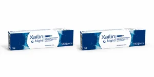Unguent lubrifiant Xailin Night pentru ochi uscați 2x5 g, Visuafarma