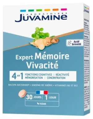 Juvamine Expert Memorie și Agilitate Mentală 30 de comprimate