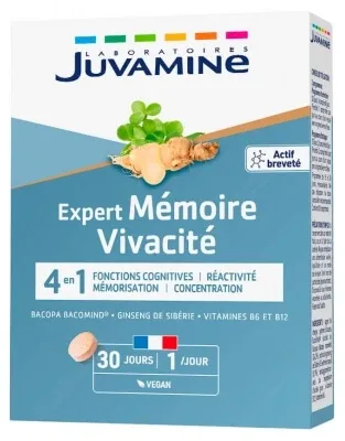 Juvamine Expert Memorie și Agilitate Mentală 30 de comprimate — preț și oferte