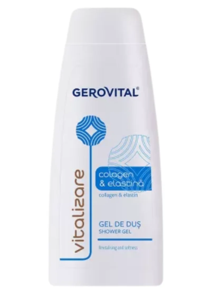 Gel de dus cu colagen si elastina Gerovital, Farmec | 750 ml — preț și oferte