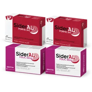 Set SiderAL Forte, 60 capsule + SiderAL Folic 60 plicuri, Zentiva