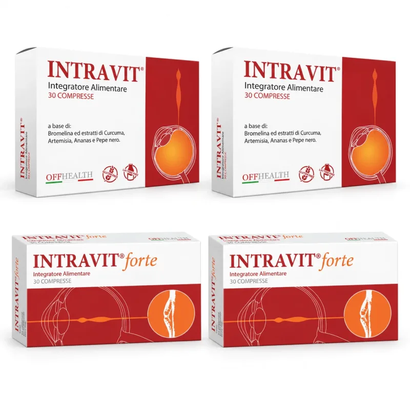 Intravit, 60 comprimate + Intravit forte, 60 comprimate, Offhealth — preț și oferte