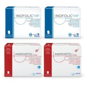 Inofolic HP, 60 plicuri + Andrositol Plus, 28 plicuri, Lo Li Pharma