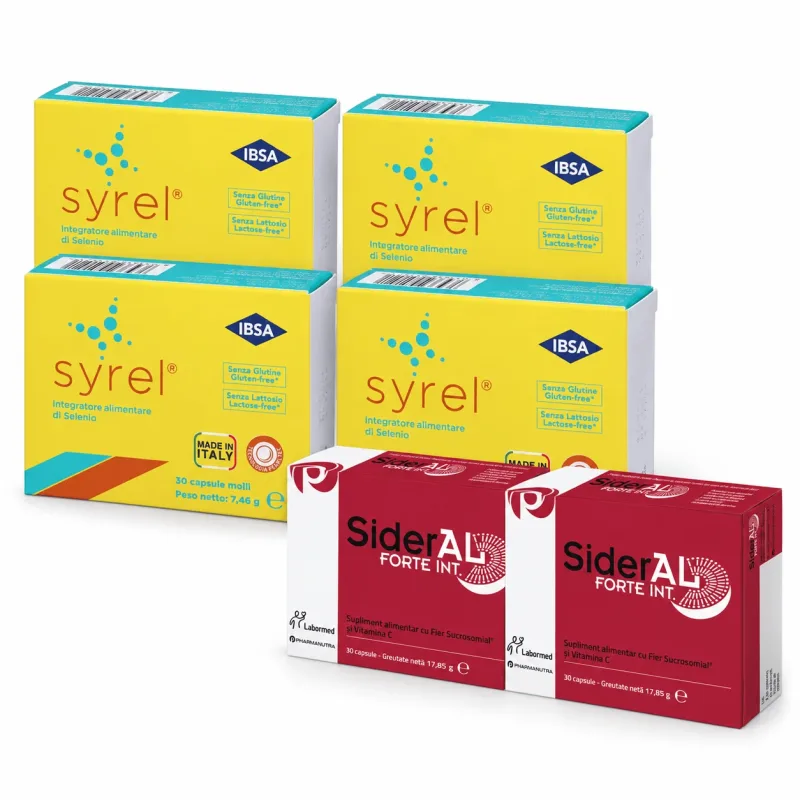 SYREL 120 cps + SiderAL Forte, 60 capsule Ibsa Farmaceutici — preț și oferte