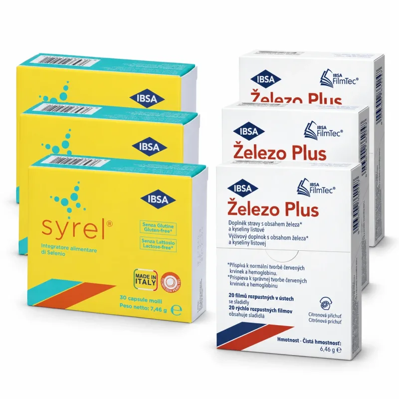 SYREL 90 cps + Iron Plus 60 capsule, IBSA Ibsa Farmaceutici — preț și oferte