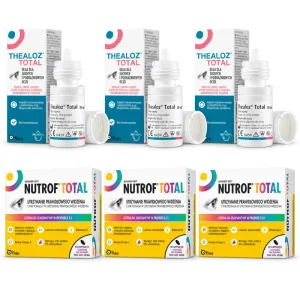 Thealoz Total, 30 ml + Nutrof Total, 180 capsule, Thea