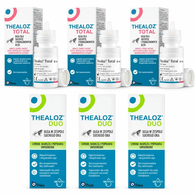 Thealoz Total,30 ml + Thealoz Duo, 30 ml, Thea — preț și oferte