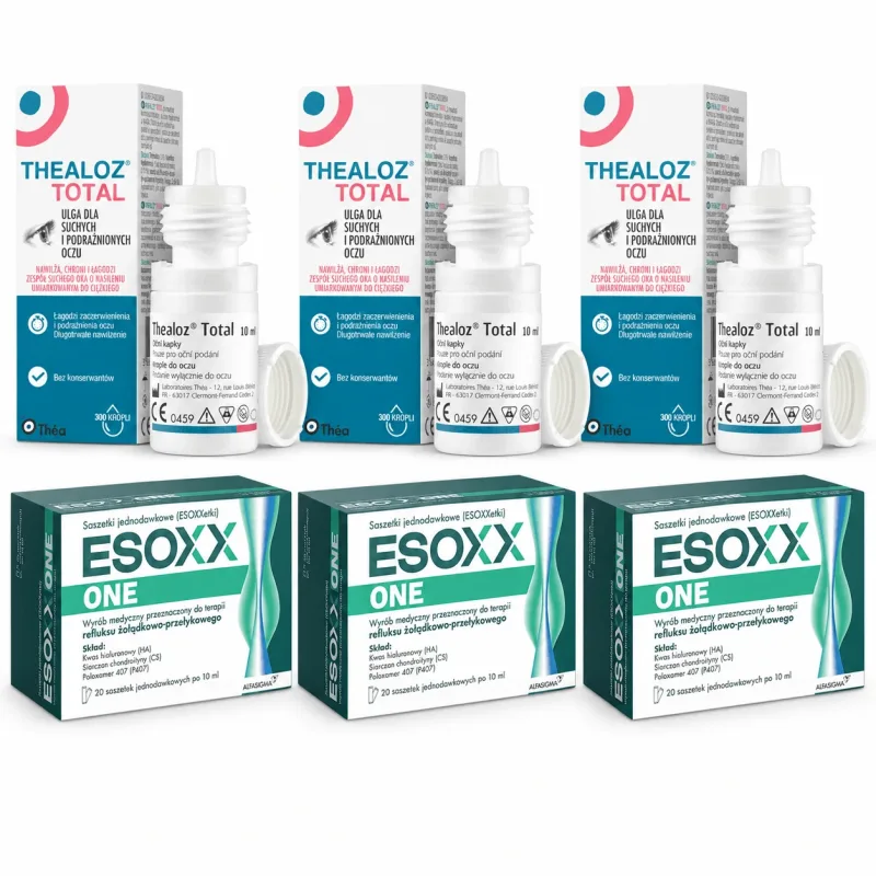 Thealoz Total, 30 ml + Esoxx One 60 pliculețe ALFASIGMA — preț și oferte