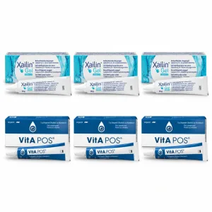 Lubrifiant Xailin pentru ochi, 30 g +  Vita-Pos, 15 g