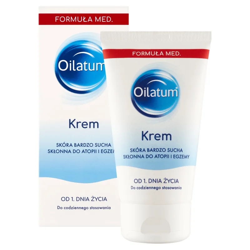 Oilatum Formula Med cremă, piele uscată, foarte uscată, predispusă la atopie și predispusă la alergii, din prima zi de viață, 150 g STADA — preț și oferte