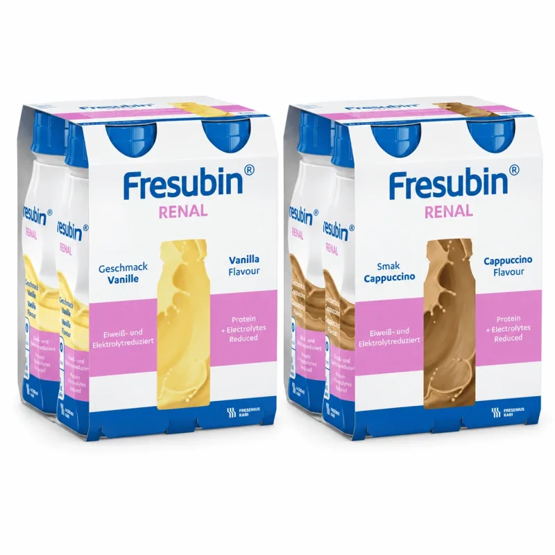Fresubin Renal Vanilla + Cappuccino 8x200 ml — preț și oferte