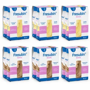 Fresubin Renal Vanilie + Cappuccino, 24 x 200 ml, Fresenius Kabi