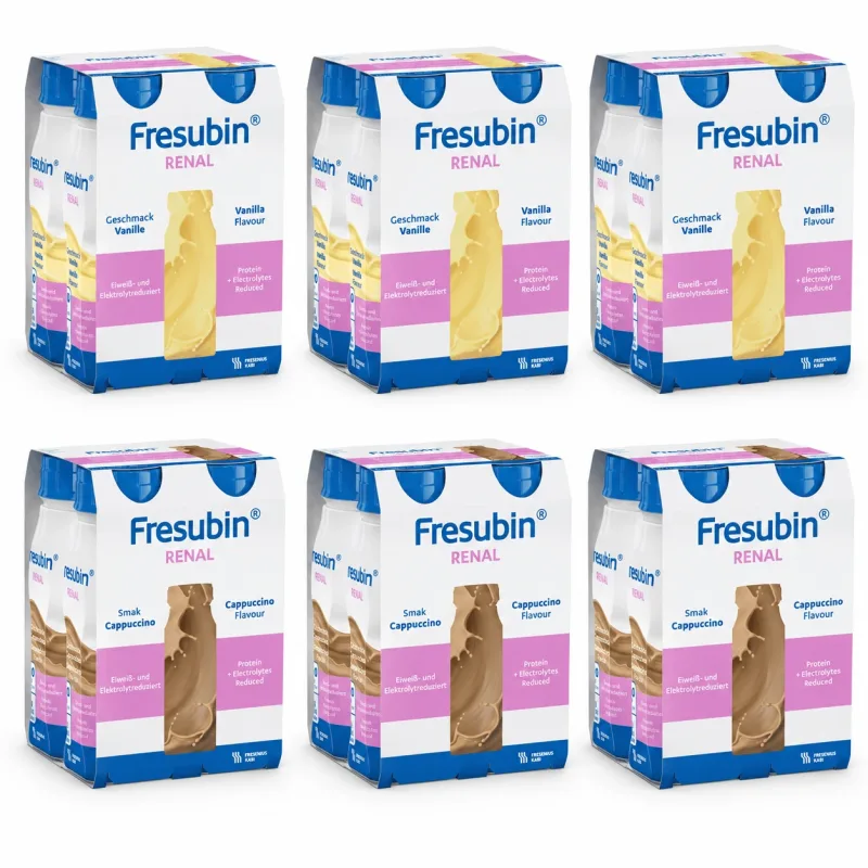 Fresubin Renal Vanilie + Cappuccino, 24 x 200 ml, Fresenius Kabi — preț și oferte