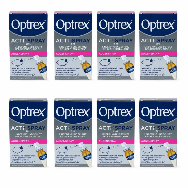 Spray ocular Optrex ActiSpray 2 în 8x10 ml — preț și oferte