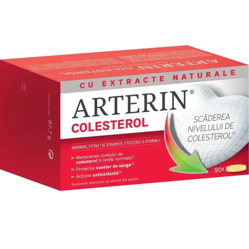 Arterin Cholesterol, 2x90 comprimate, Perrigo — preț și oferte