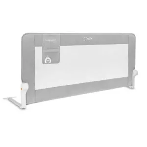Bariera de siguranta rabatabila pentru pat Lexi XL Plus, Grey, Momi
