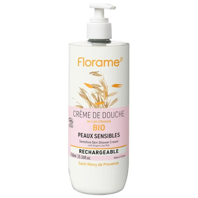 Florame Crème De Douche Lait d'Avoine Bio Peaux Sensibles 750ml — preț și oferte