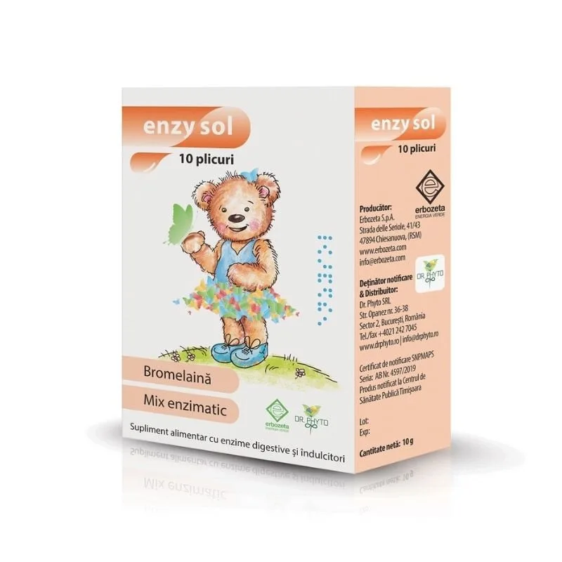 Enzysol, 10 plicuri, Dr. Phyto — preț și oferte