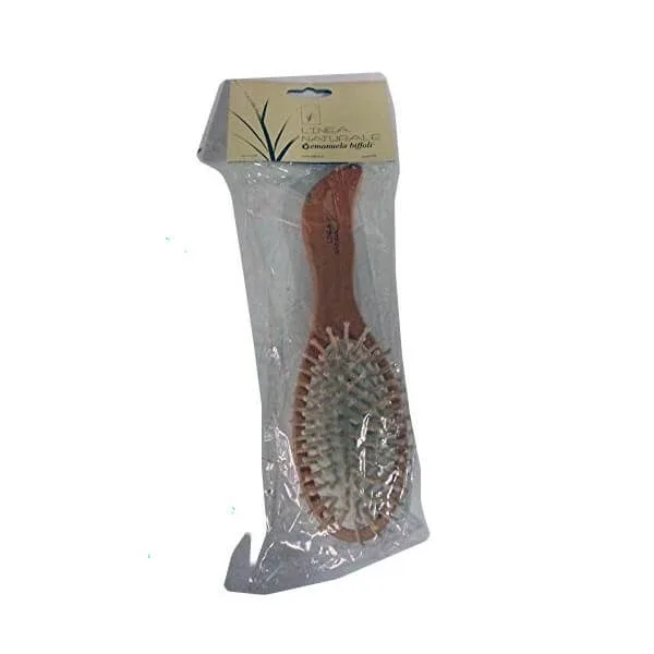 PERIE OVALĂ CU MÂNER DIN LEMN NATURAL — preț și oferte