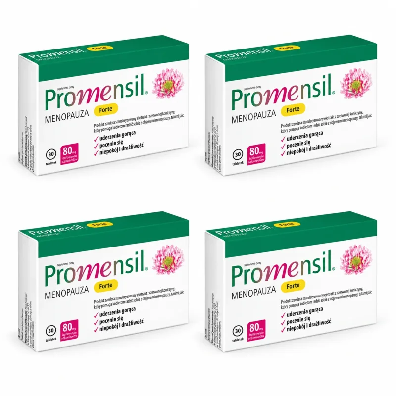 Promensil Forte Menopauză, 4x30 comprimate QPHARMA — preț și oferte