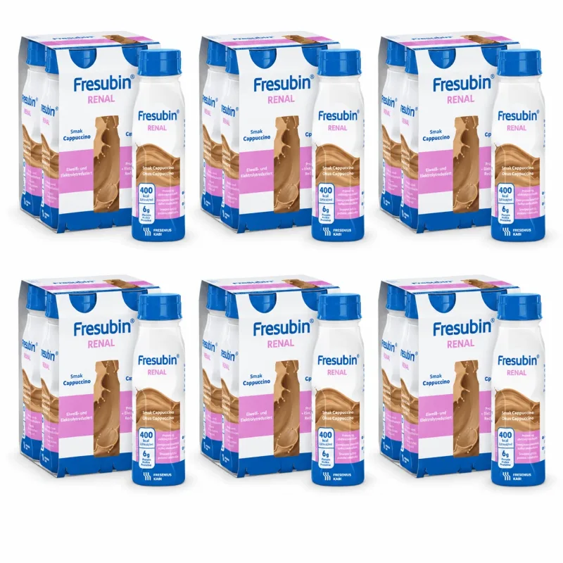 Fresubin Renal băutură nutritivă cu aromă de cappuccino,  24x200 ml, Fresenius Kabi — preț și oferte