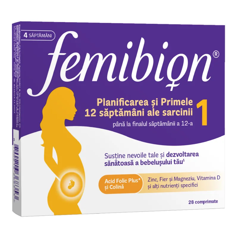 Femibion 1, 28 comprimate, Procter&Gamble — preț și oferte