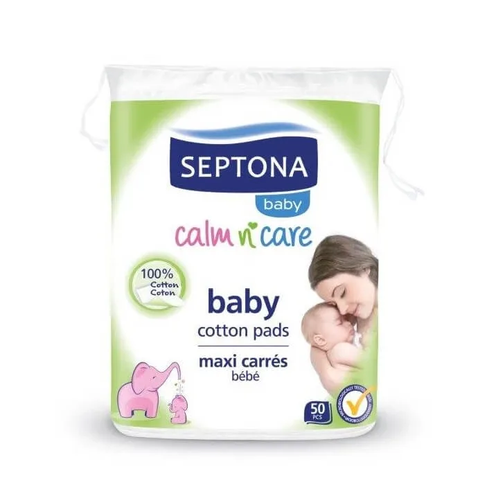 Dischete bumbac pentru copii Septona Baby, 50 bucati, Septona — preț și oferte