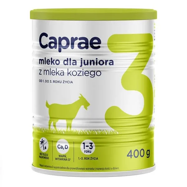 Caprae 3, lapte de capră junior, de la 1 la 3 ani, 400 g — preț și oferte