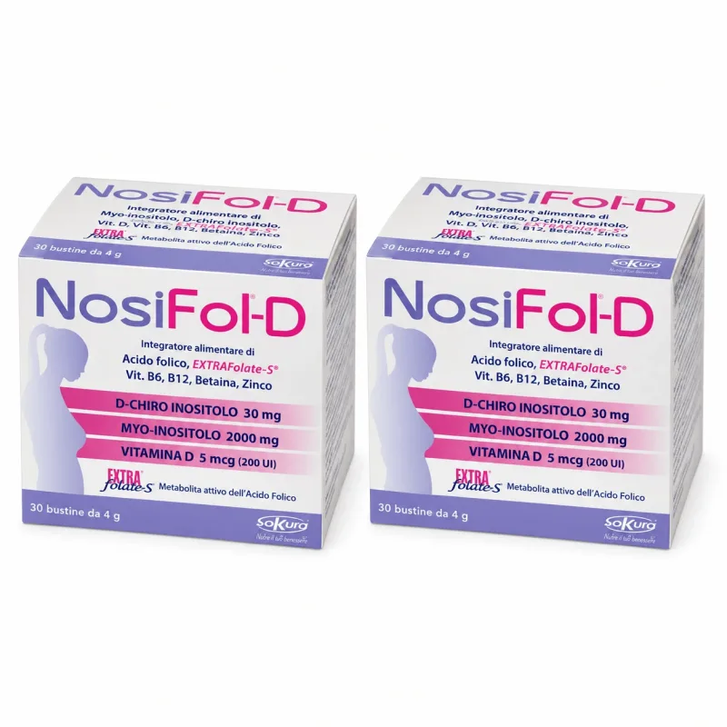 NosiFol-D, 2 x 30 plicuri, Sakura Italia   — preț și oferte