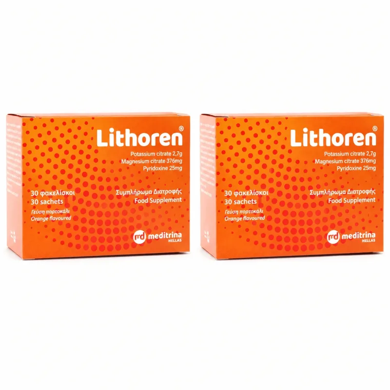 Lithoren, 2 x 30 plicuri, Meditrina Pharmaceuticals  — preț și oferte