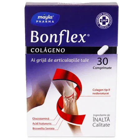 Bonflex Colagen, 30 comprimate, Mayla Pharma — preț și oferte
