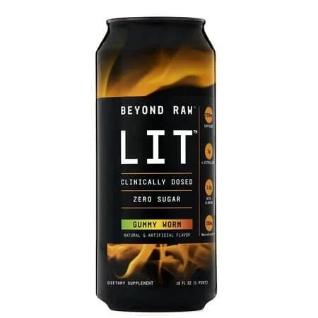 Bautura pre-workout cu aroma de jeleuri Beyond Raw Lit, 473 ml, GNC — preț și oferte