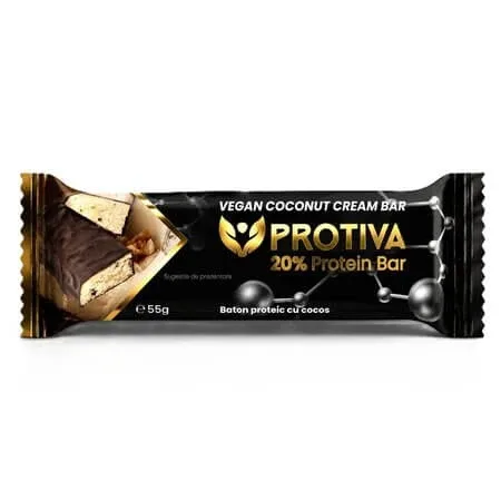 Baton proteic cu cocos, 55 g, Protiva — preț și oferte