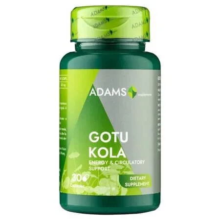 Gotu Kola, 30 capsule, Adams Vision — preț și oferte