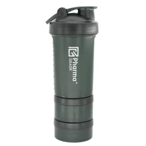 Shaker verde din plastic, 450 ml, Pharma Grade