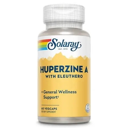Huperzine A with Eleuthero Solaray, 60 capsule, Secom — preț și oferte