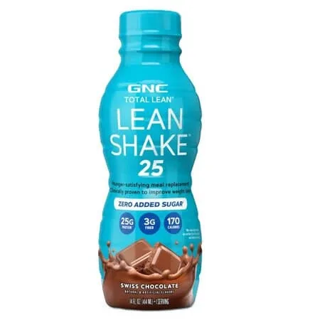 Shake cu aroma de ciocolata elvetiana Total Lean, 414 ml, GNC — preț și oferte