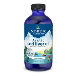 Ulei din ficat de cod fara aroma Arctic Cod Liver Oil, 237 ml, Nordic Naturals