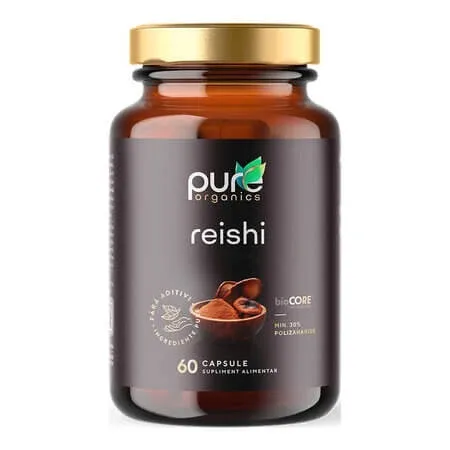 Reishi, 60 capsule, Pure Organics — preț și oferte