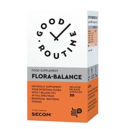 Flora-Balance Good Routine, 30 capsule, Secom — preț și oferte