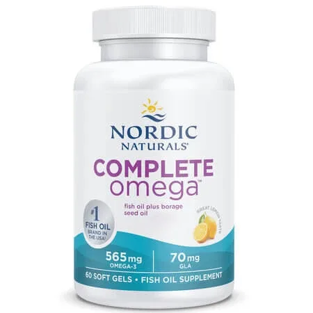Complex de acici grasi Complete Omega, 60 capsule moi, Nordic Naturals — preț și oferte