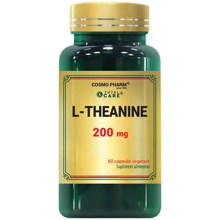 L-Theanine, 200 mg, 60 capsule, Cosmo Pharm — preț și oferte