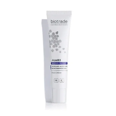 Crema de fata cu 14% Acid Azelaic + 6% Niacinamida AzeB3 Barrier Protect, 30 ml, Biotrade — preț și oferte