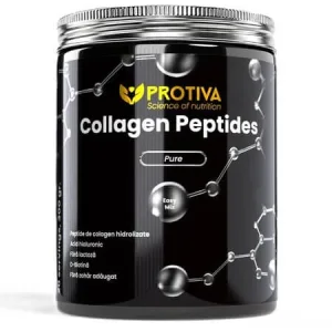 Pulbere de colagen Collagen Peptides Pure, 300 g, Protiva