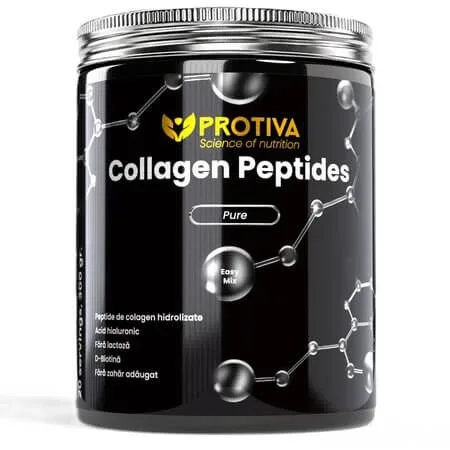 Pulbere de colagen Collagen Peptides Pure, 300 g, Protiva — preț și oferte