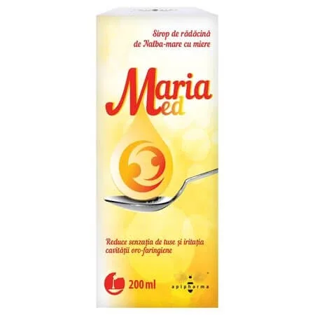 Sirop de radacina de Nalba-mare cu miere Maria Med, 200 ml, Apipharma — preț și oferte