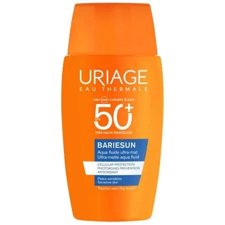 Fluid de fata ultra mat cu protectie solara SPF 50+ Bariesun, 50 ml, Uriage — preț și oferte