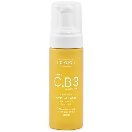 Spuma de curatarea pentru fata Vitamin C.B3 Niacinamide, 150 ml, Ziaja — preț și oferte