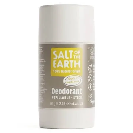 Deodorant stick natural Amber Sandalwood, 84 g, Salt Of The Earth — preț și oferte